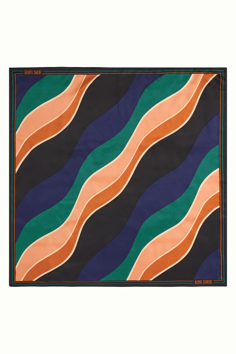King Louie Satin Scarf Razzle