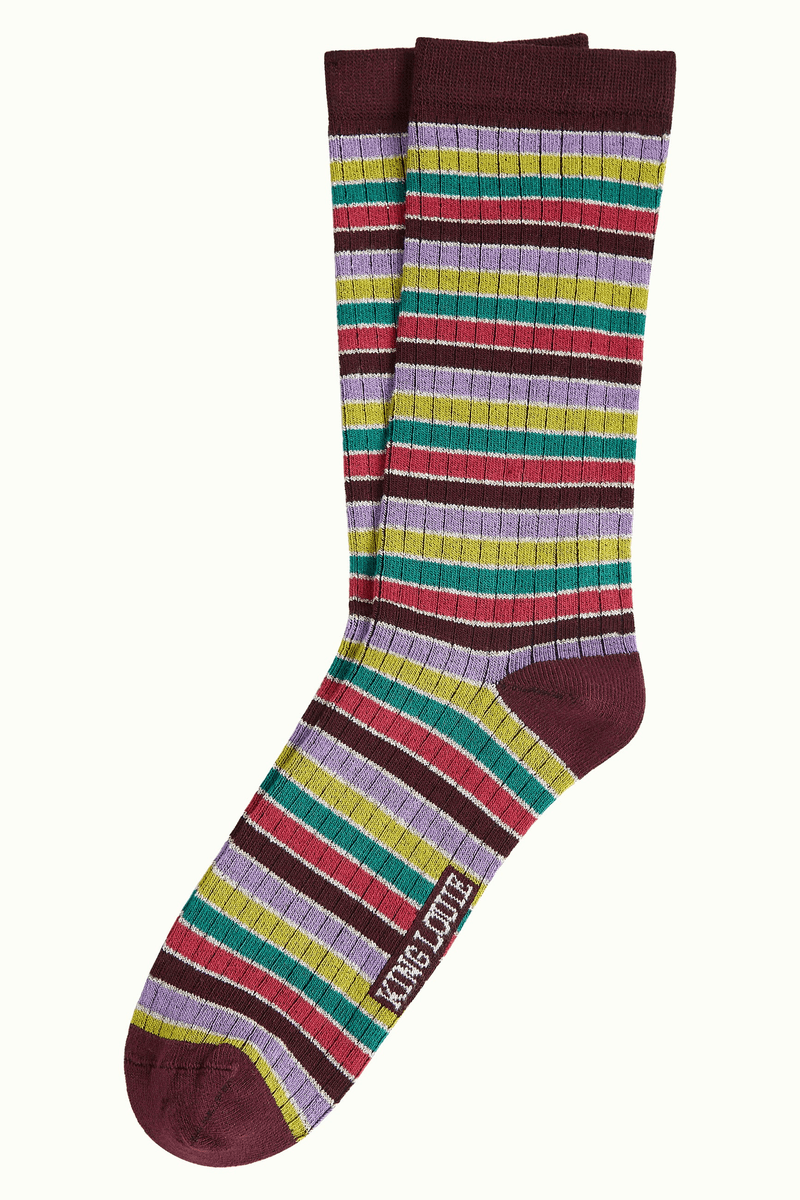 King Louie Socks Rib Stripe