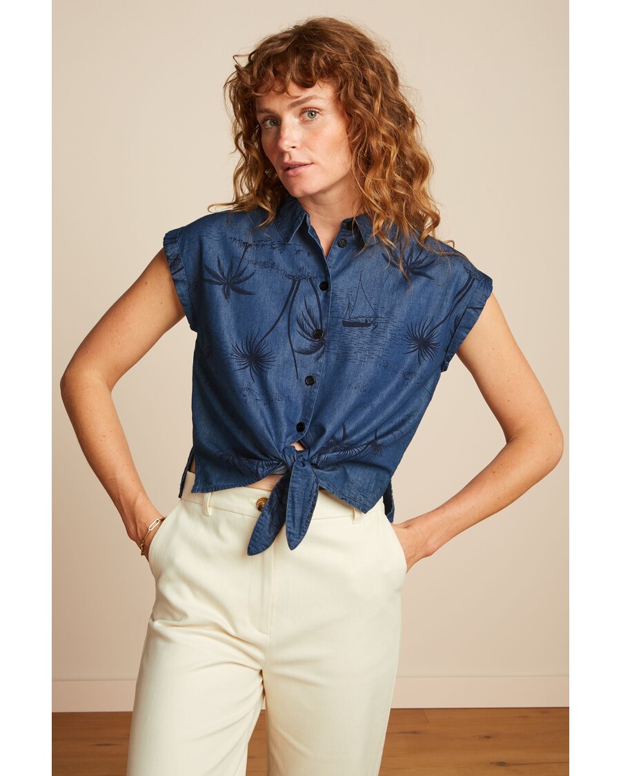 King Louie Knot Blouse Daytrip