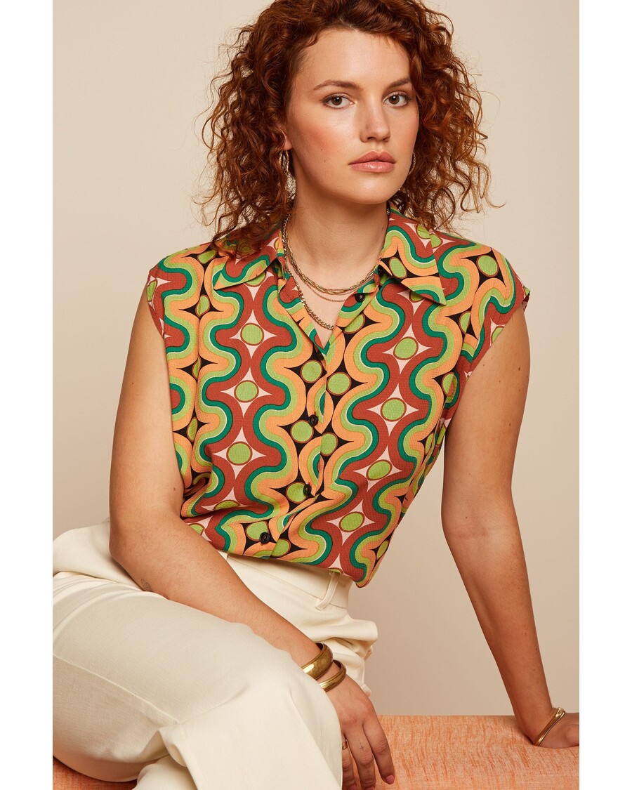 King Louie Remi Blouse Kizko