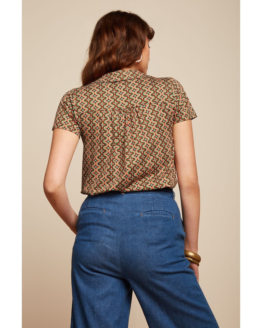 King Louie Tex Blouse Twisted