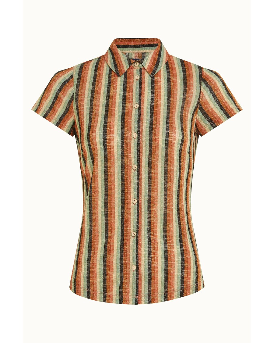 King Louie Blouse Piso Stripe