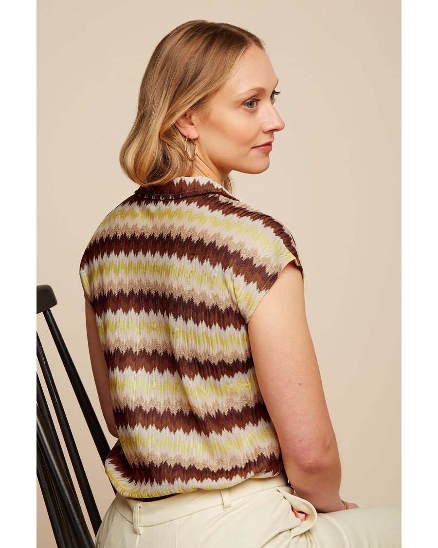 King Louie Viv Blouse Carmine