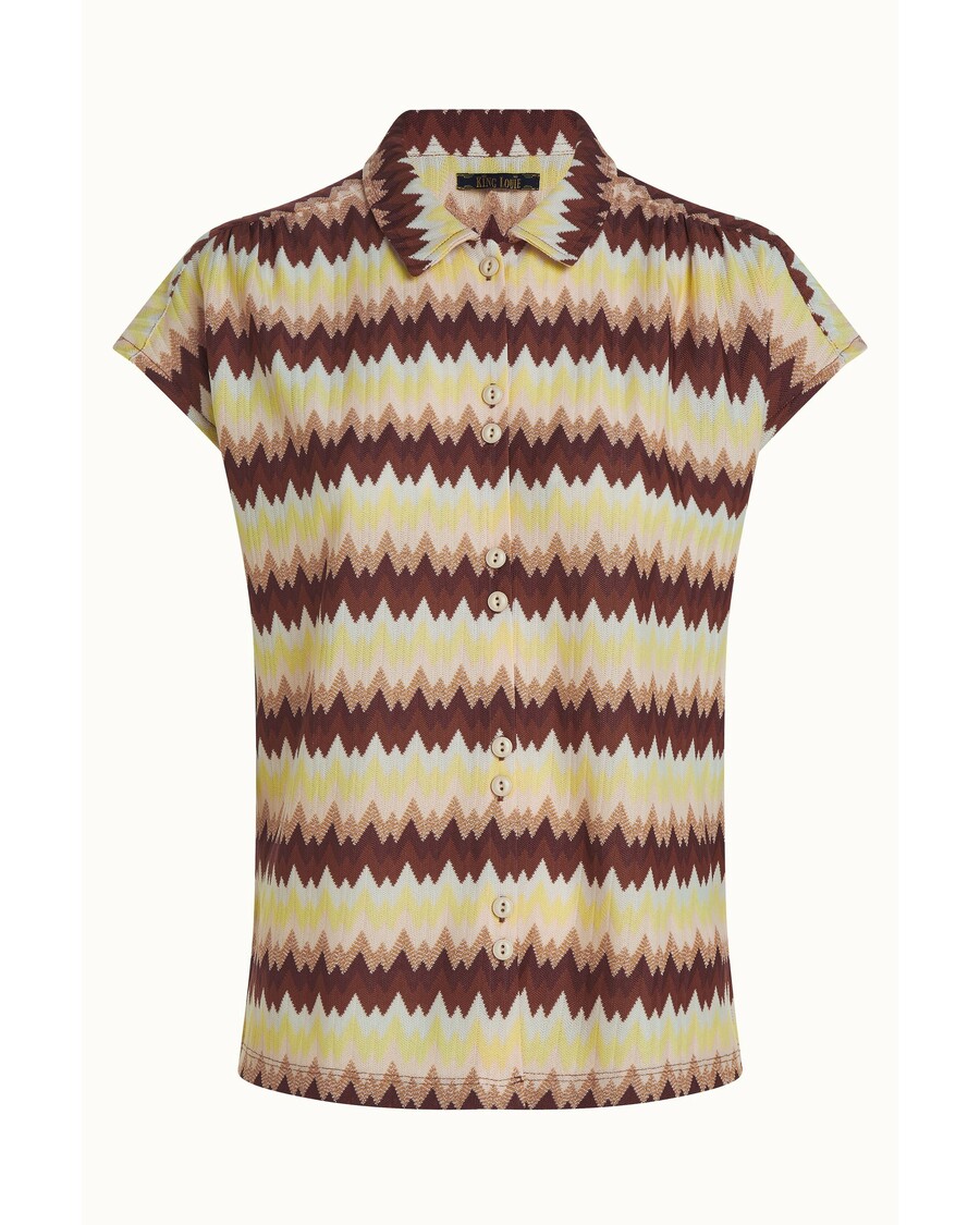 King Louie Viv Blouse Carmine