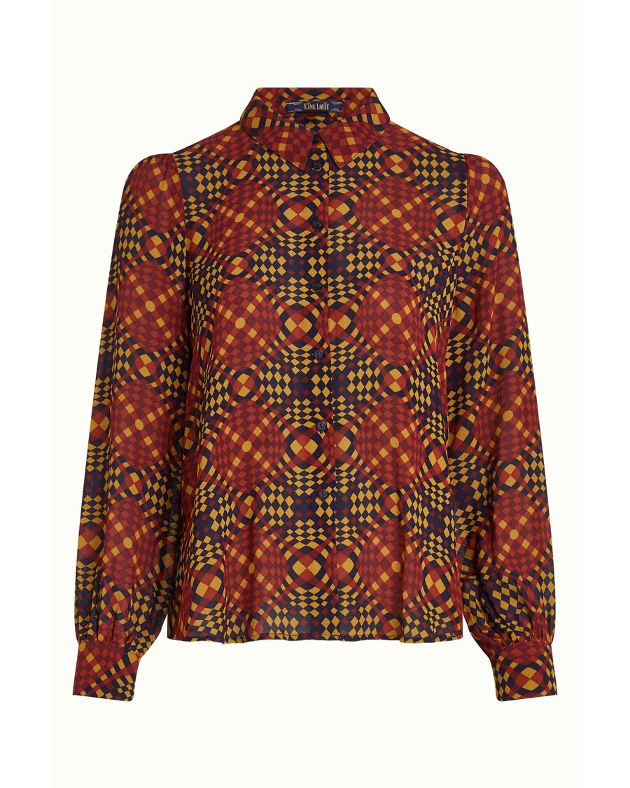 King Louie Maisie Blouse Zesty