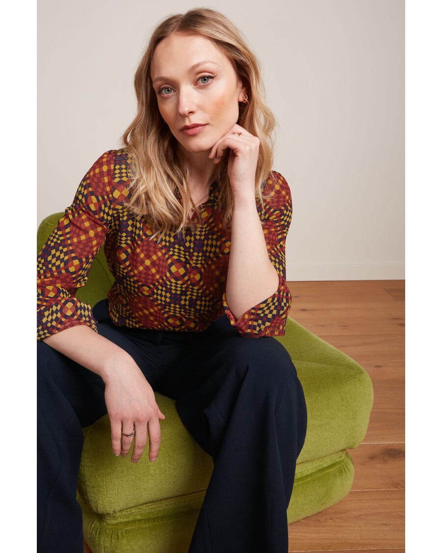 King Louie Maisie Blouse Zesty