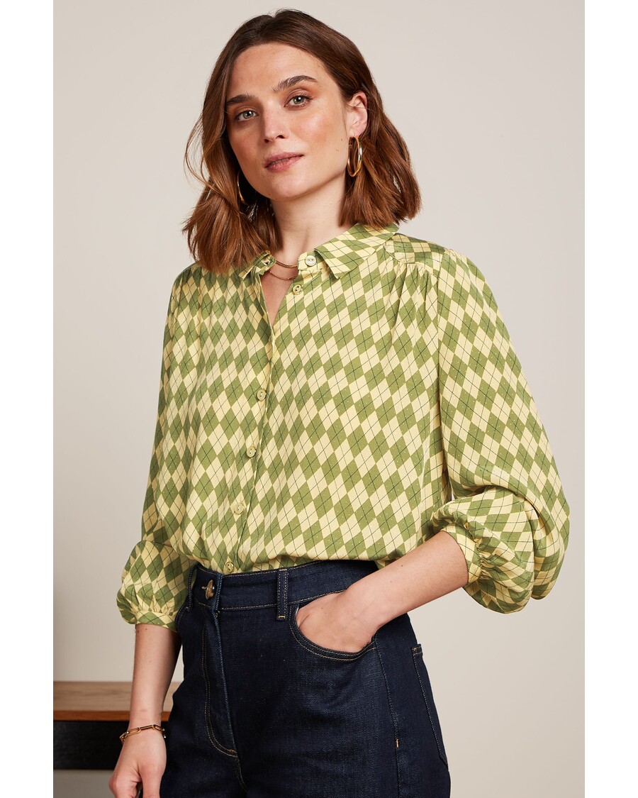 King Louie Carina Blouse Farrow