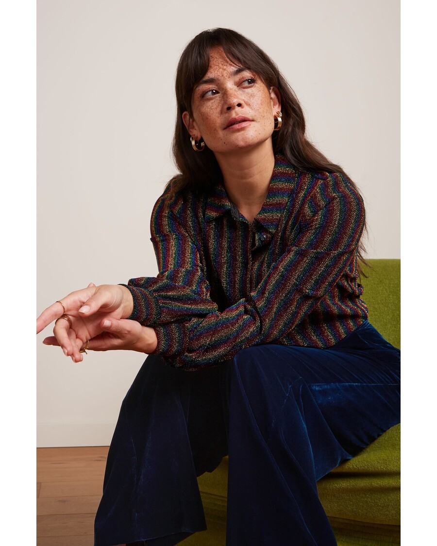 King Louie Maisie Blouse Alma Lurex