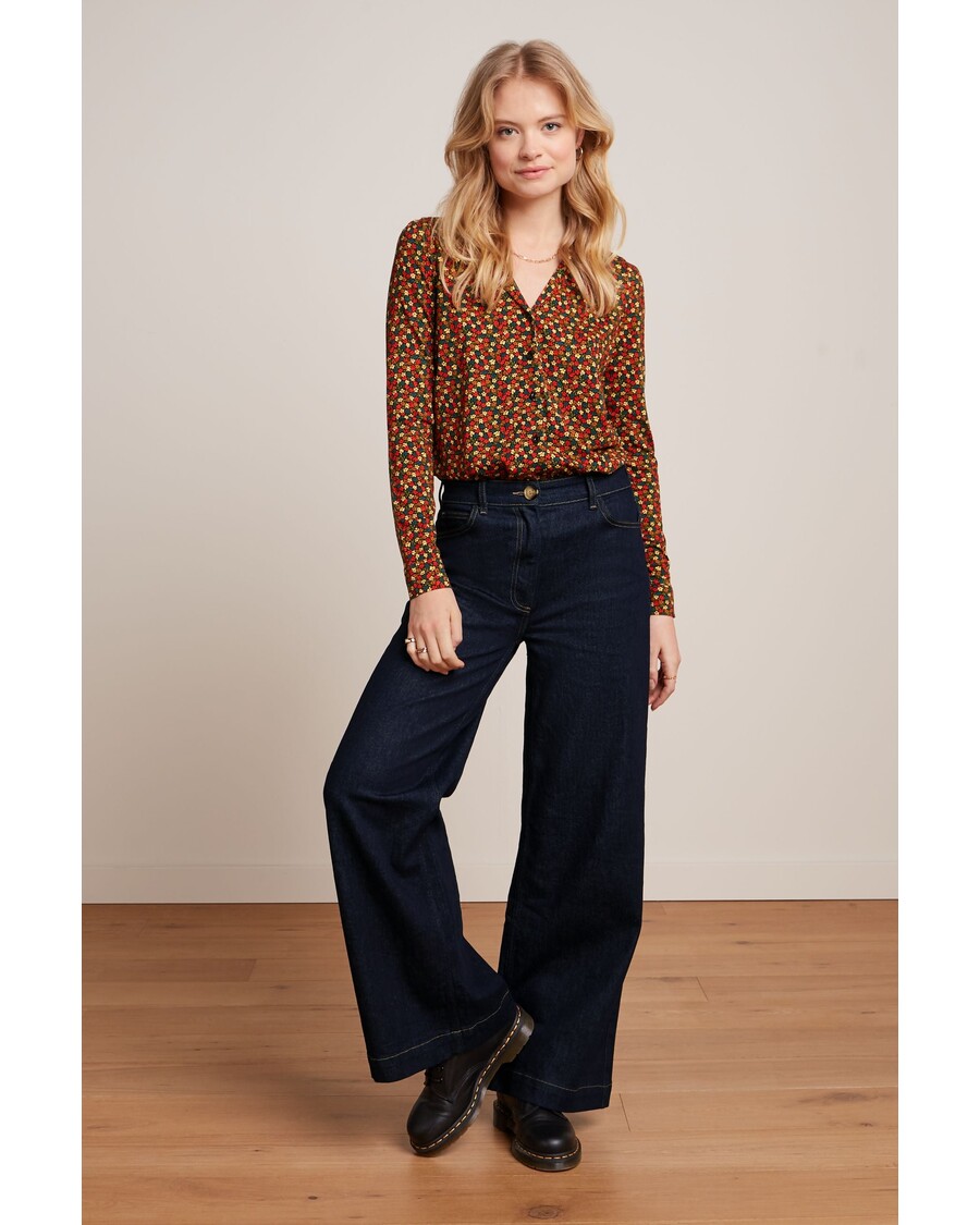 King Louie Patty Blouse Flaminga