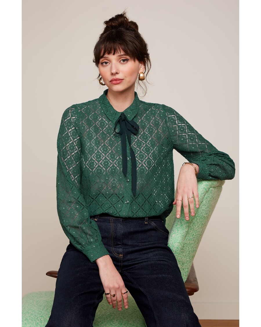 King Louie Maisie Blouse Artiste Lace