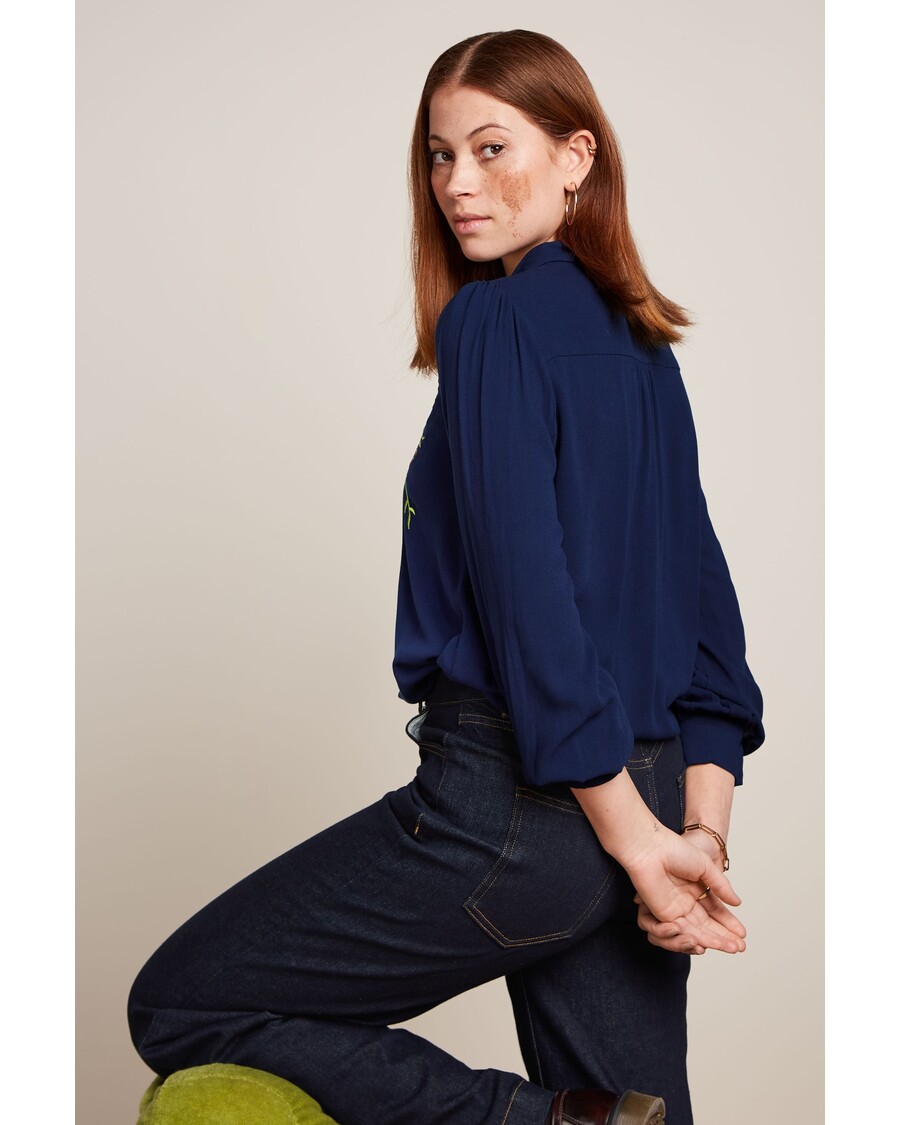 King Louie Maisie Blouse Dakota Embroidery