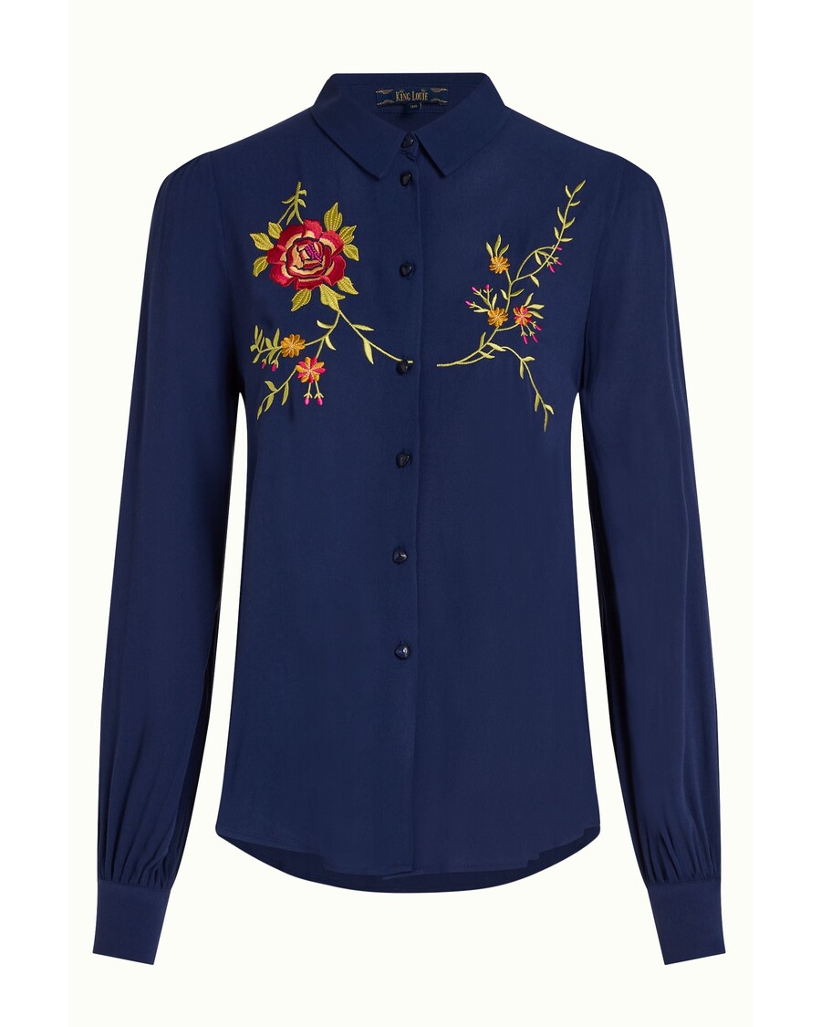King Louie Maisie Blouse Dakota Embroidery