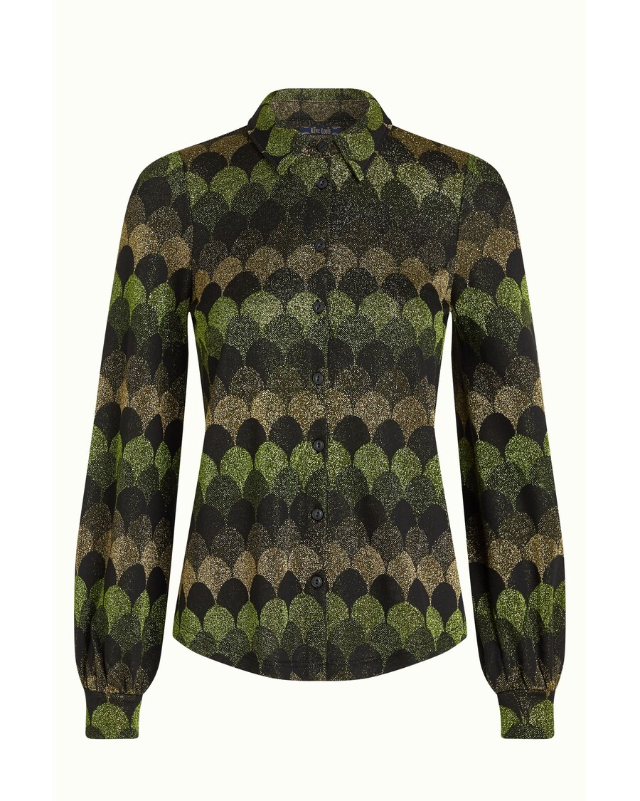 King Louie Maisie Blouse Diva Jacquard