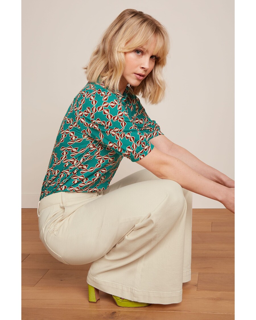 King Louie Carina Blouse Minty