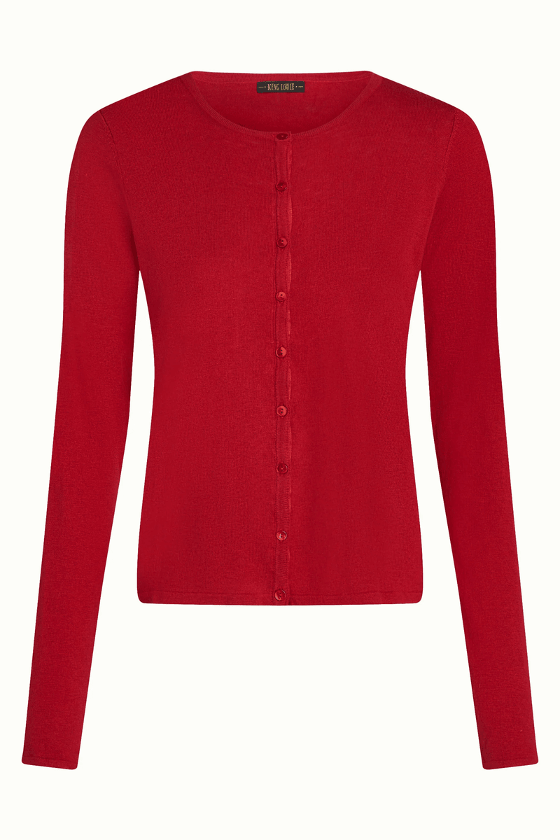 كينغ لوي كاردي رقبة دائرية كوكون