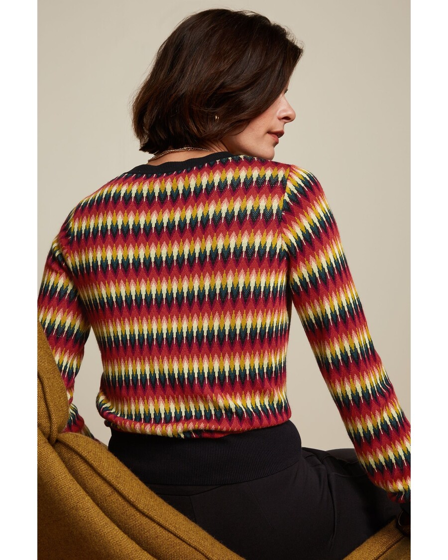 King Louie Cardi Roundneck Celina