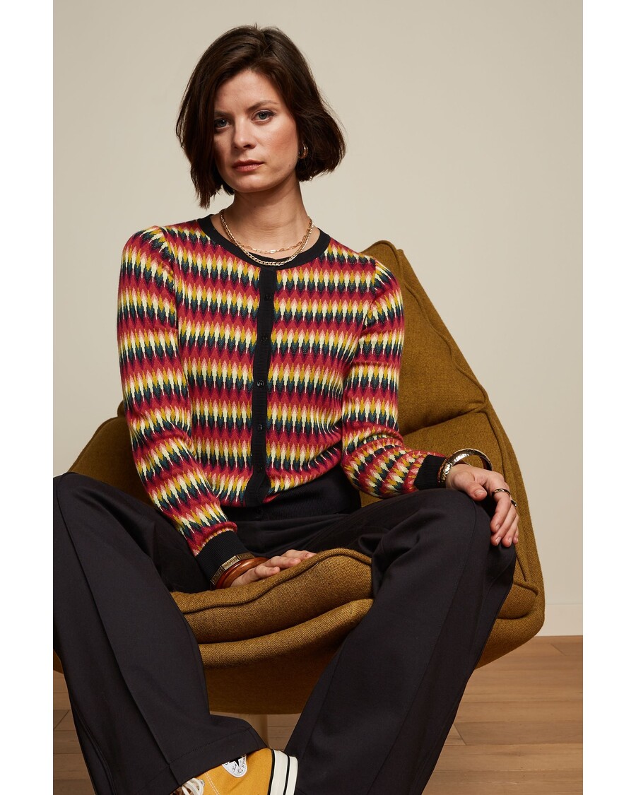 King Louie Cardi Roundneck Celina