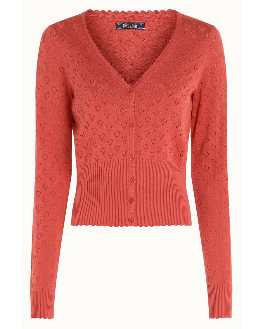 King Louie Cardi V Heart Ajour BCI