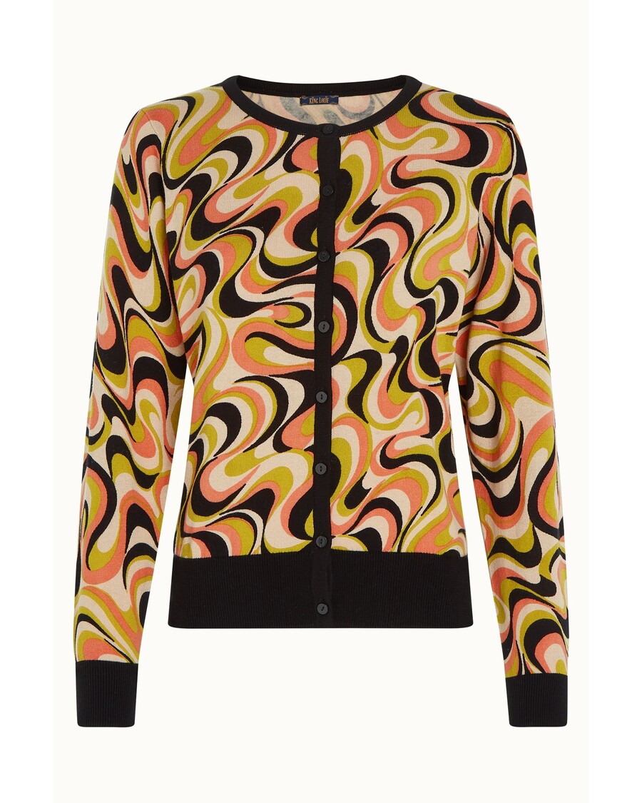 King Louie Cardi Roundneck Manic