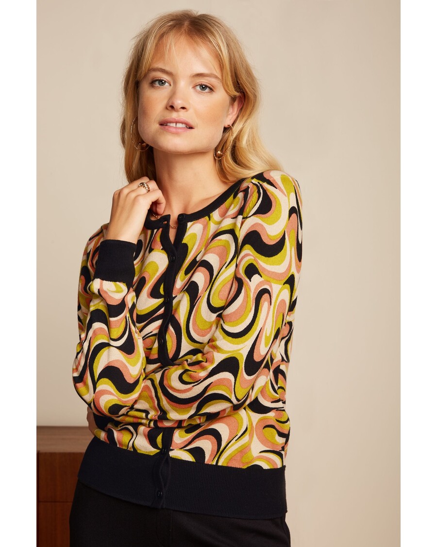 King Louie Cardi Roundneck Manic