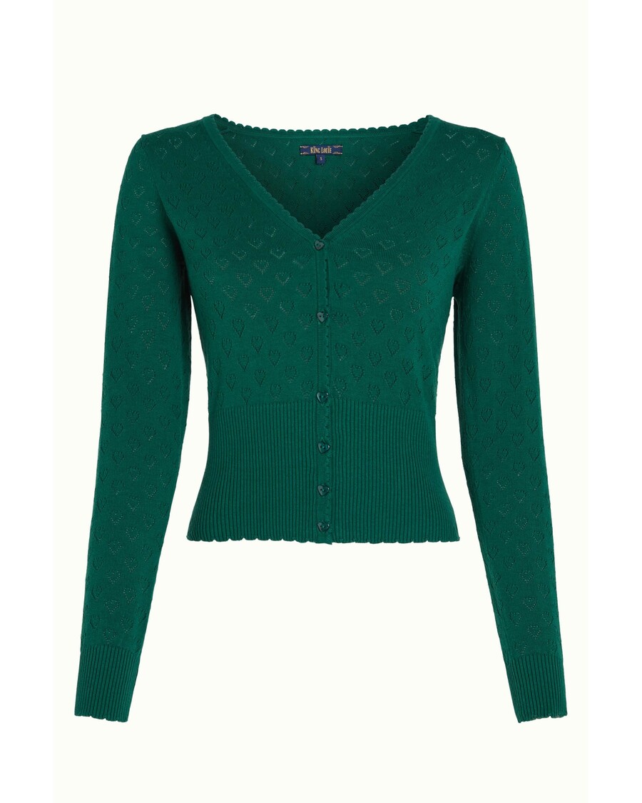 King Louie Cardi V Heart Ajour BCI