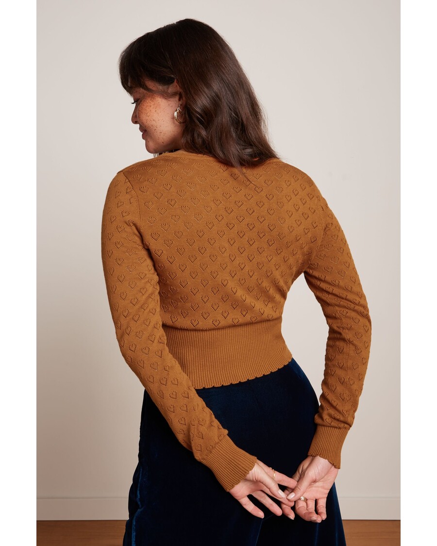 King Louie Cardi V Heart Ajour BCI