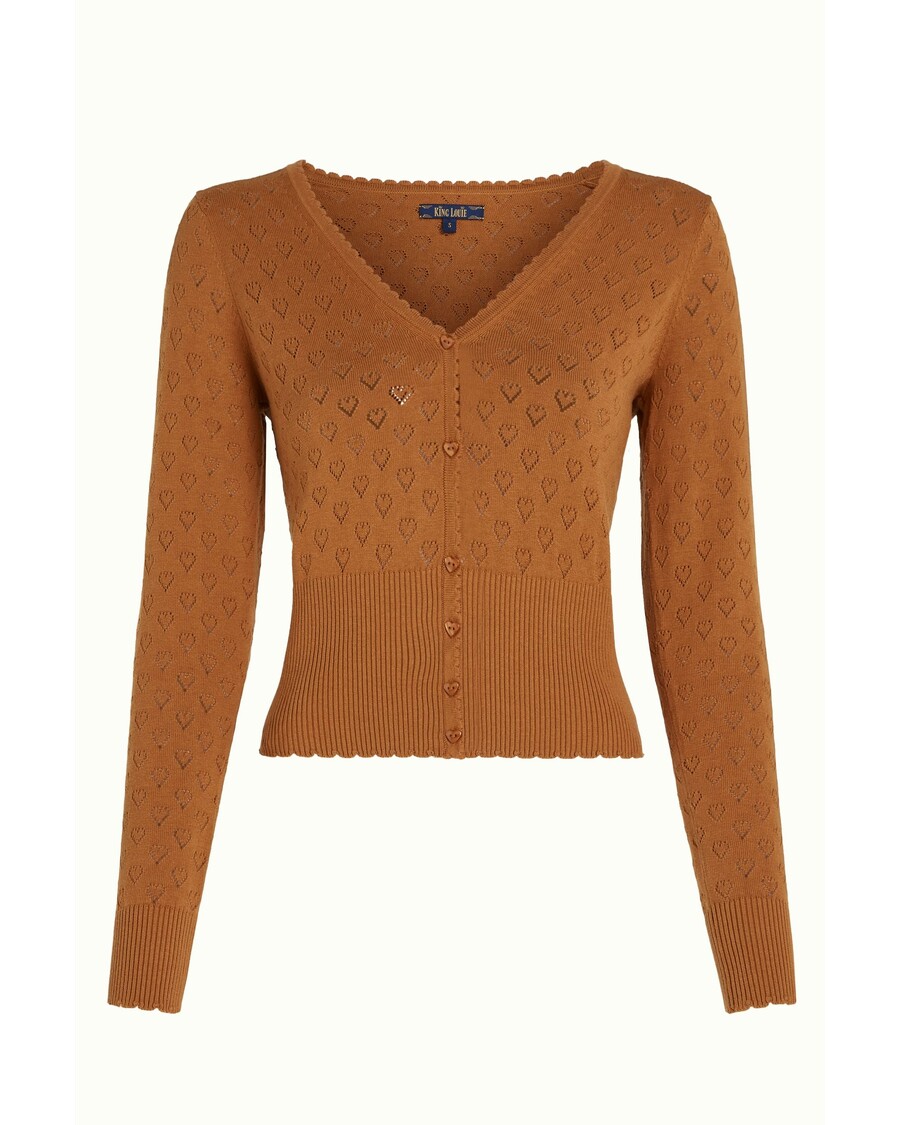 King Louie Cardi V Heart Ajour BCI