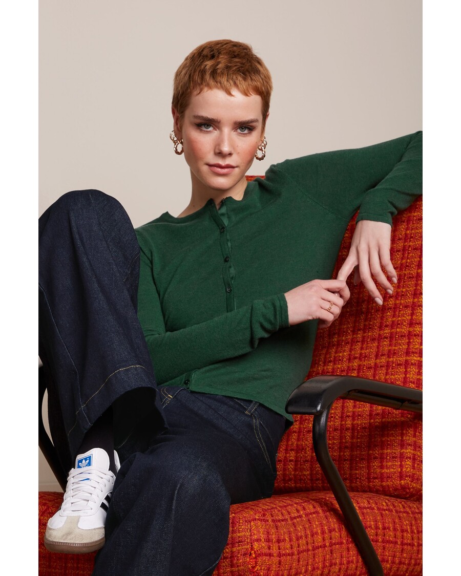 King Louie Cardi Roundneck Cocoon