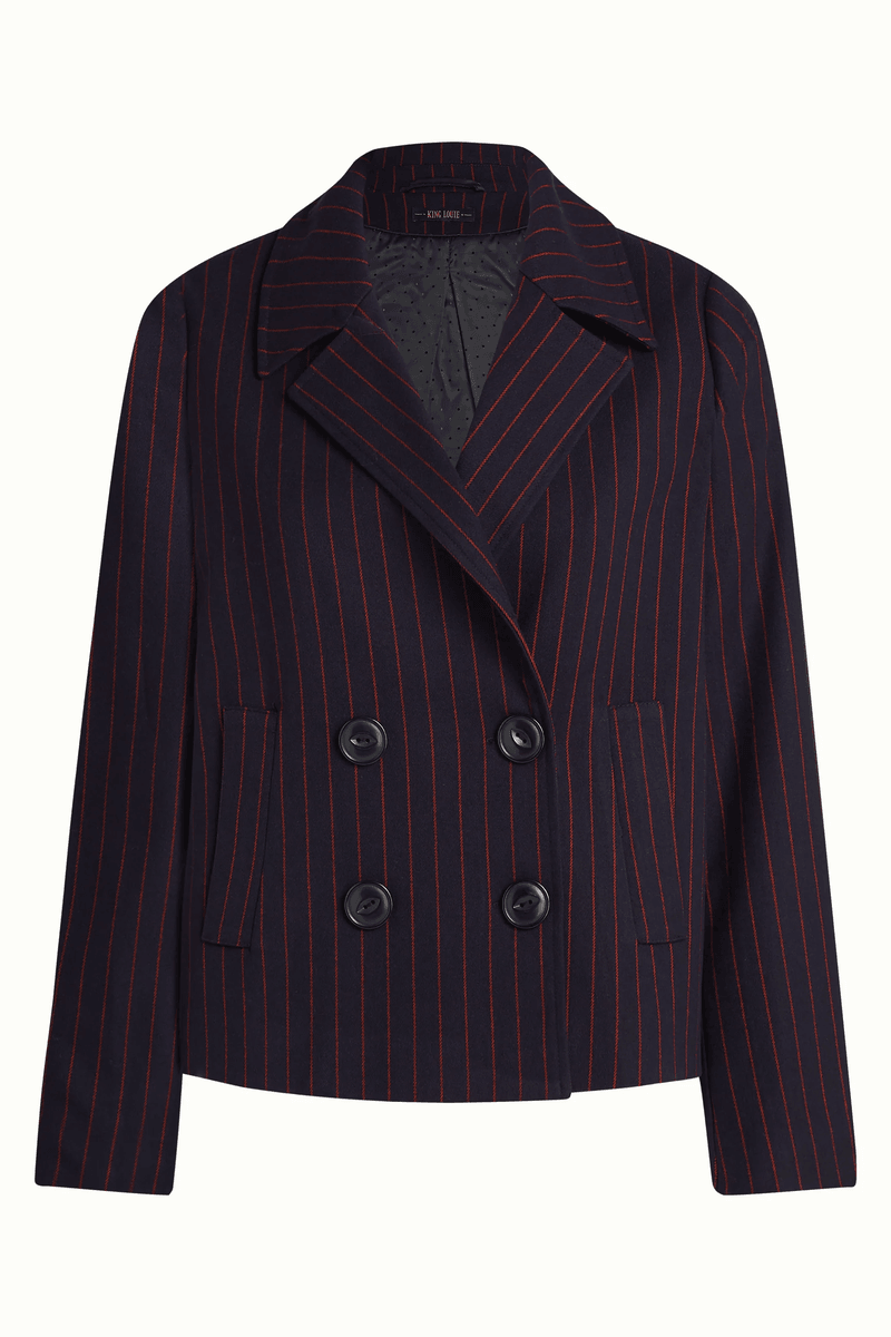 Kráľ Louie Pattie Kabát Prúžok