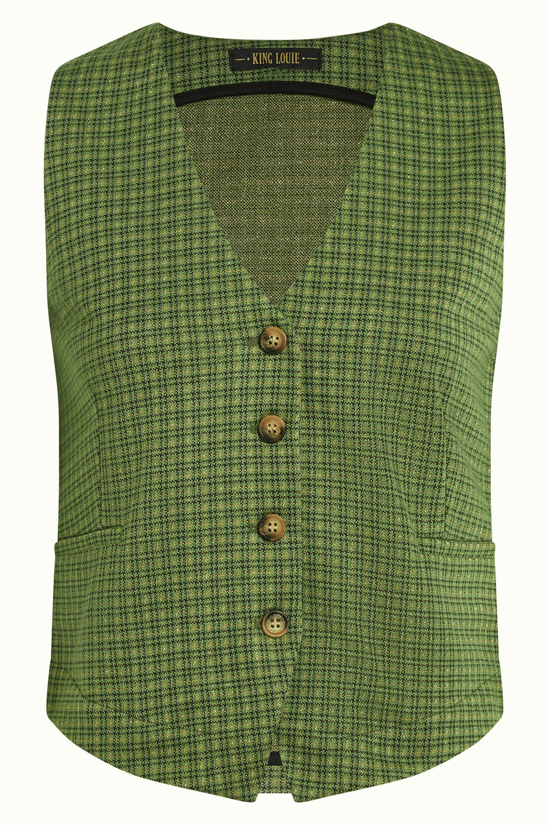 King Louie Bianca Gilet Ivy Check