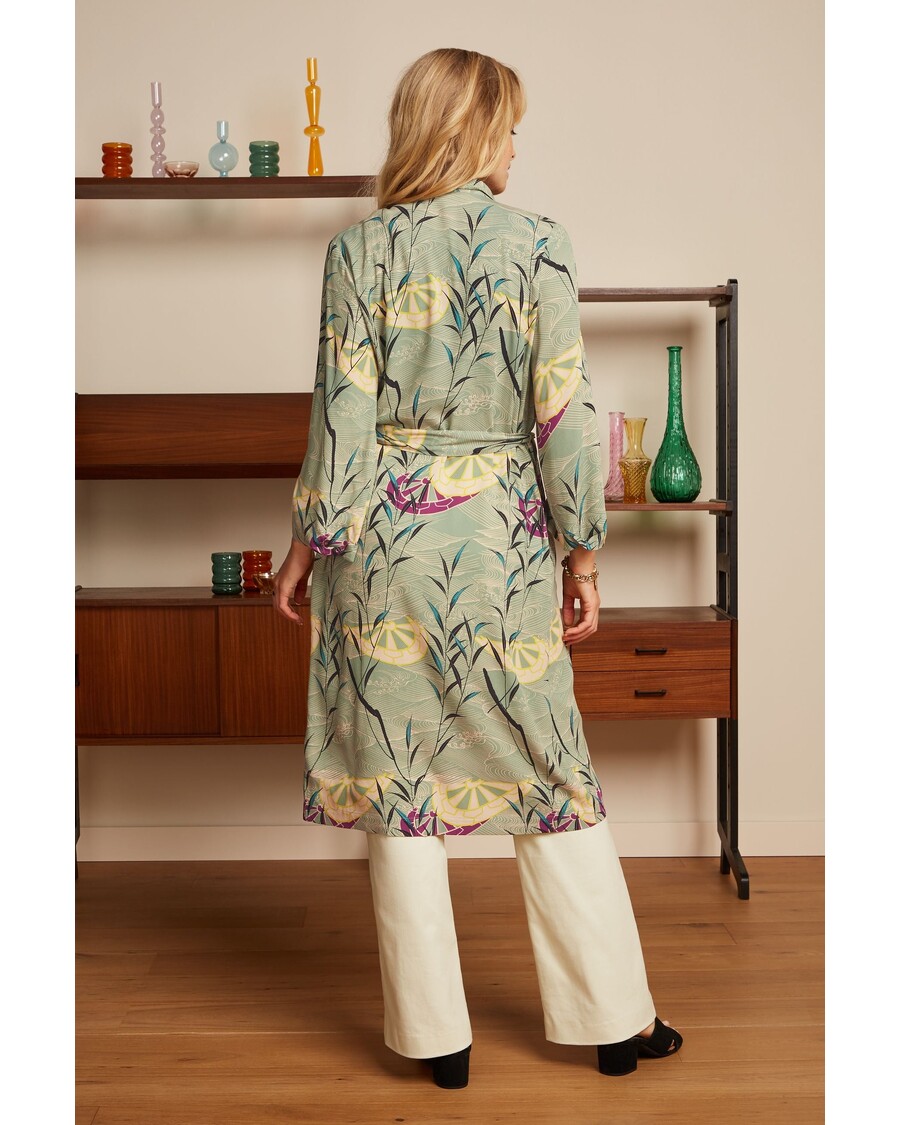 King Louie Kimono Long Blush