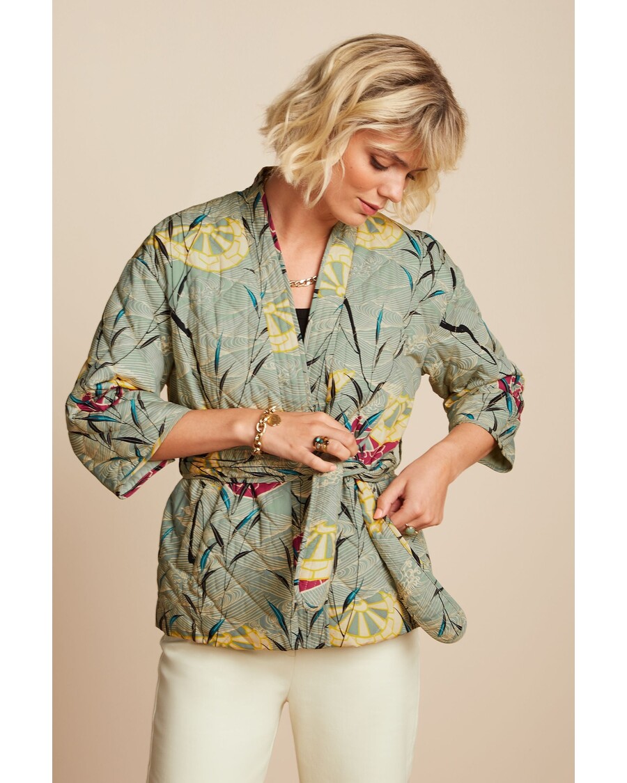 King Louie Kimono Jacket Quilted
