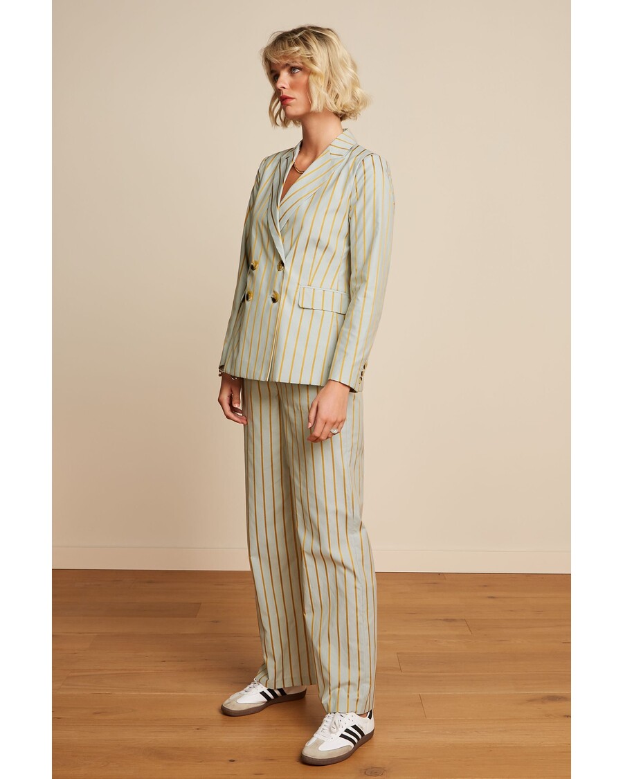 King Louie Tina Blazer Ash Stripe