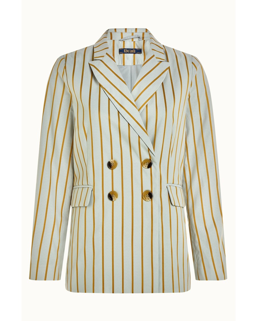 King Louie Tina Blazer Ash Stripe