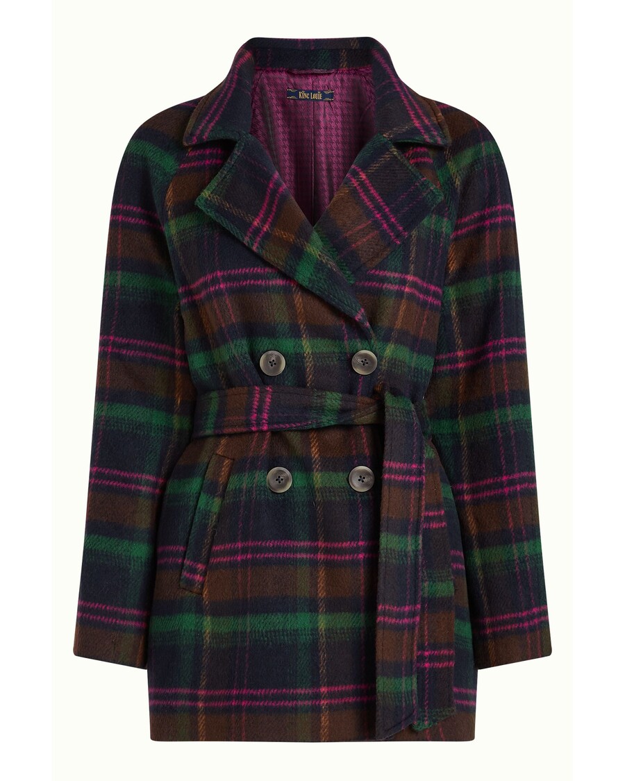 King Louie Maura Coat Brit Check