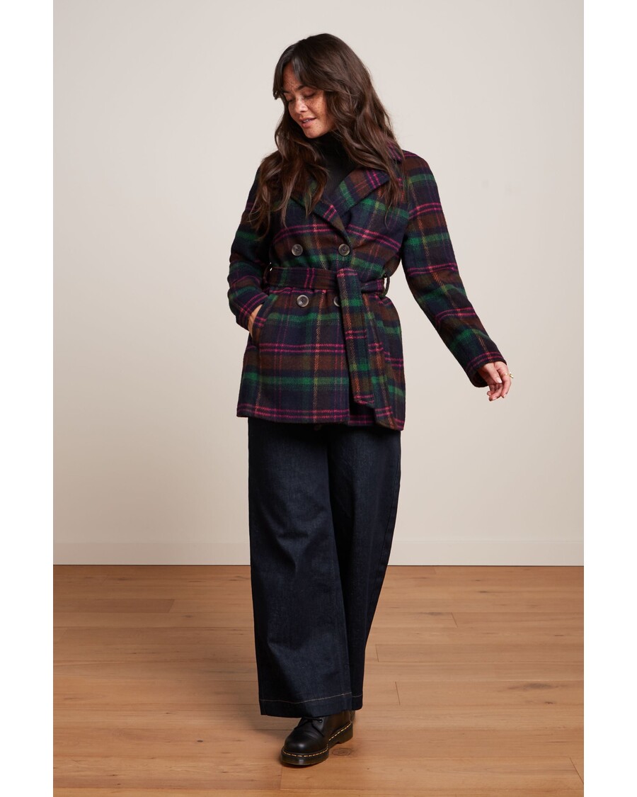 King Louie Maura Coat Brit Check