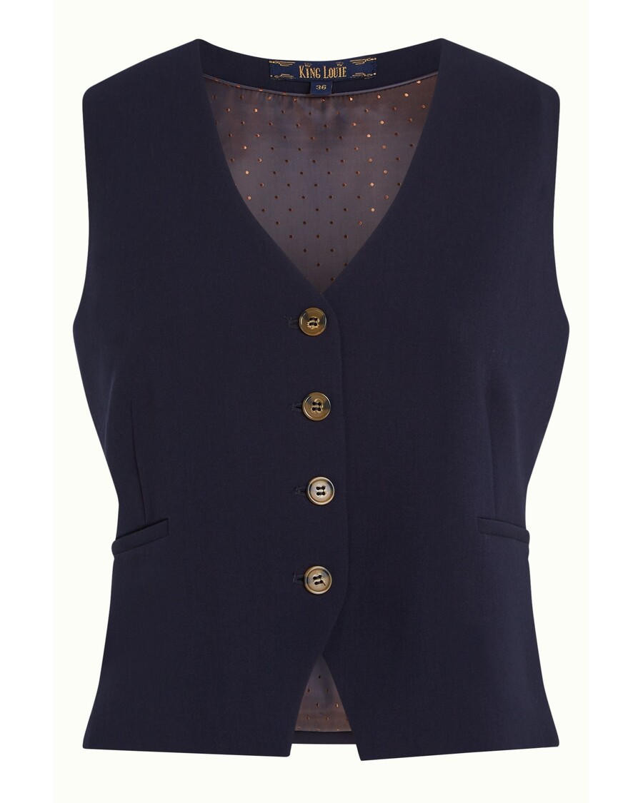 King Louie Bianca Gilet Marple