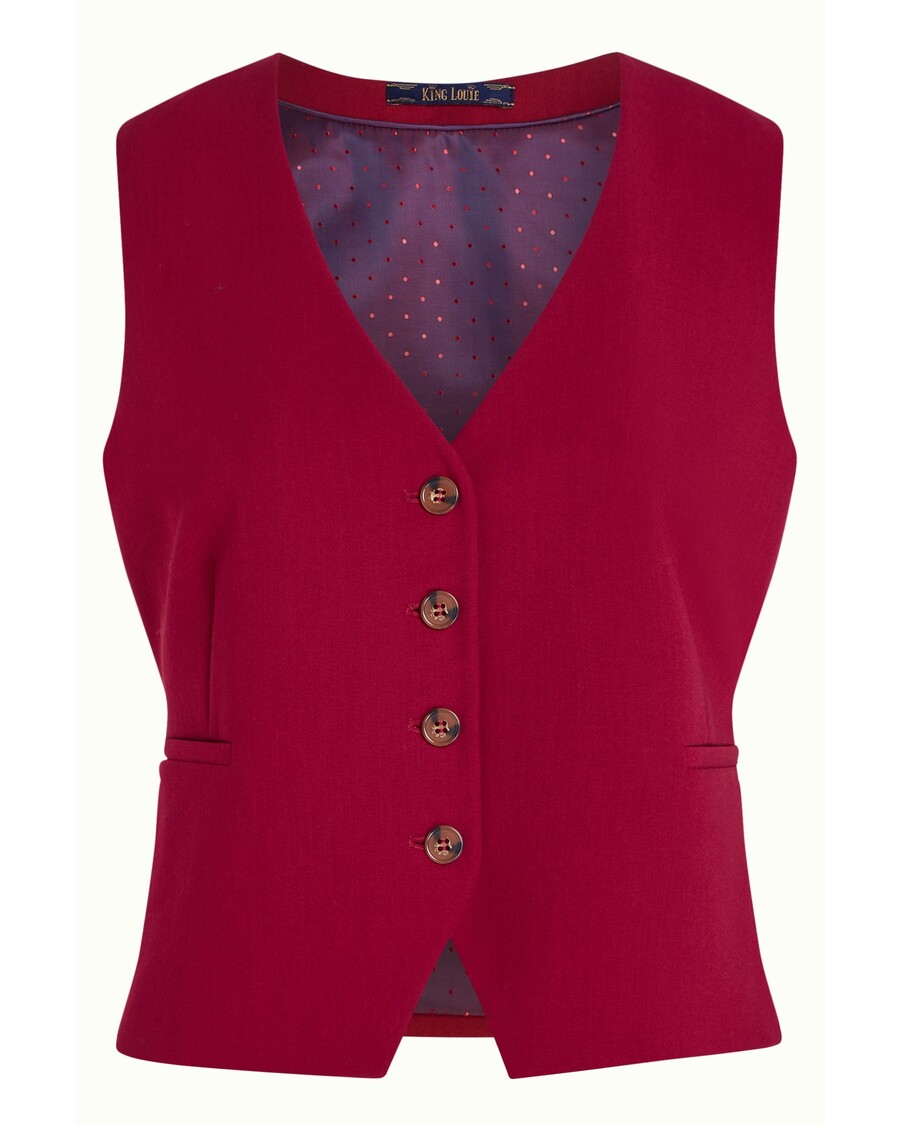 King Louie Bianca Gilet Marple