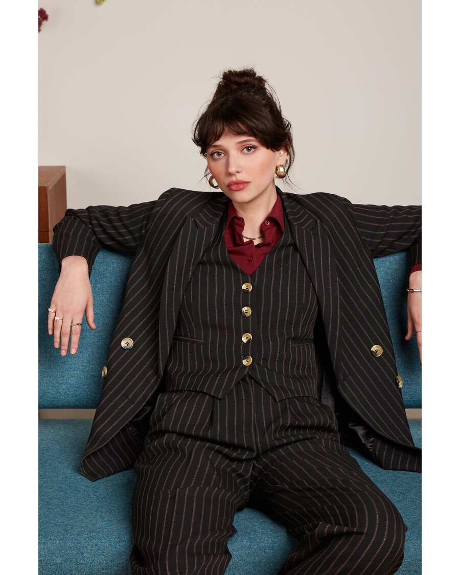 King Louie Bianca Gilet Ziggy Stripe