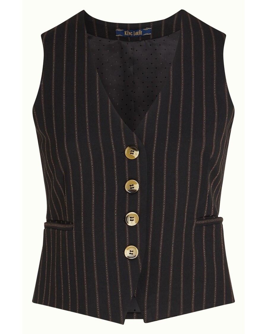 King Louie Bianca Gilet Ziggy Stripe