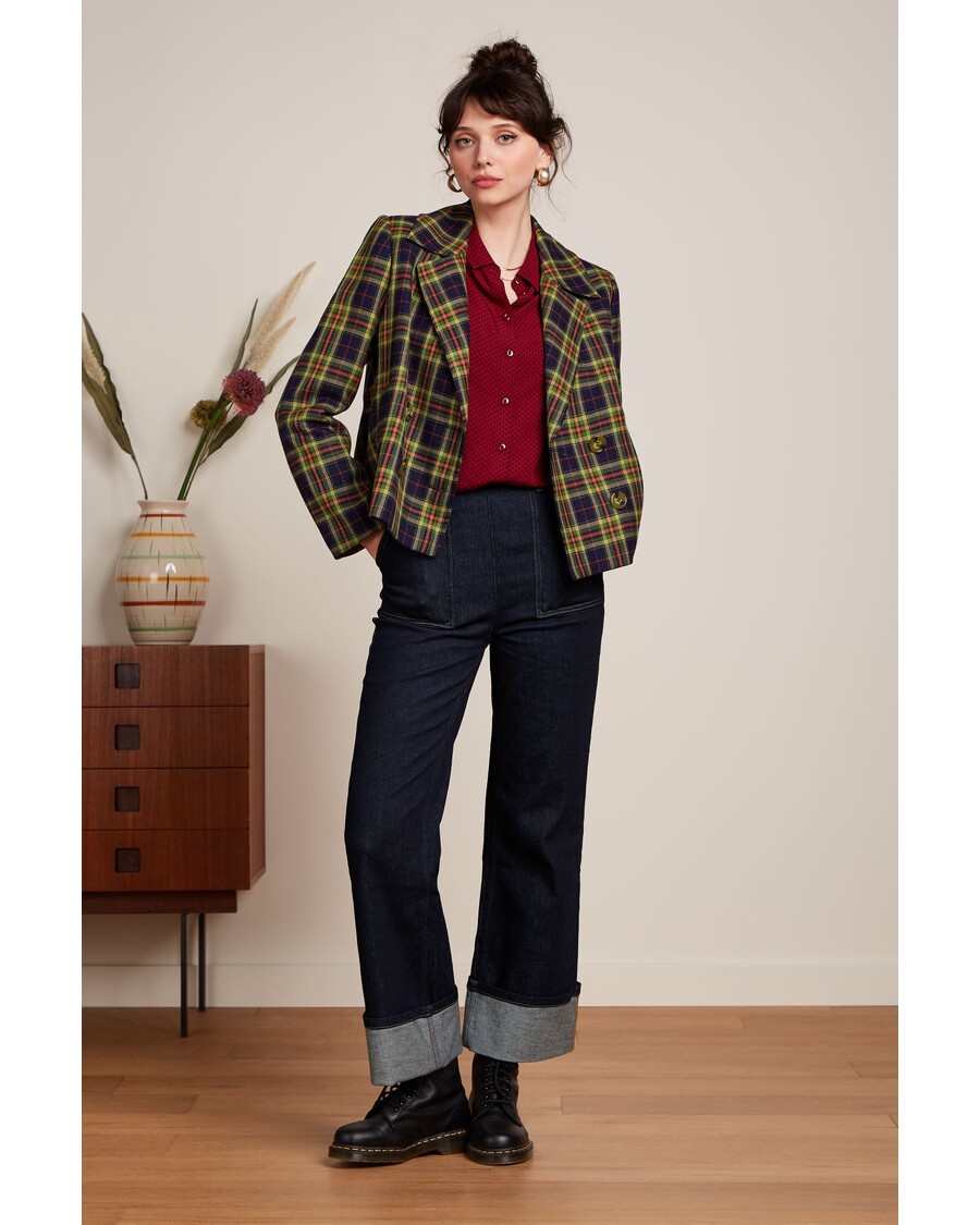 King Louie Patti Coat Lucky Check