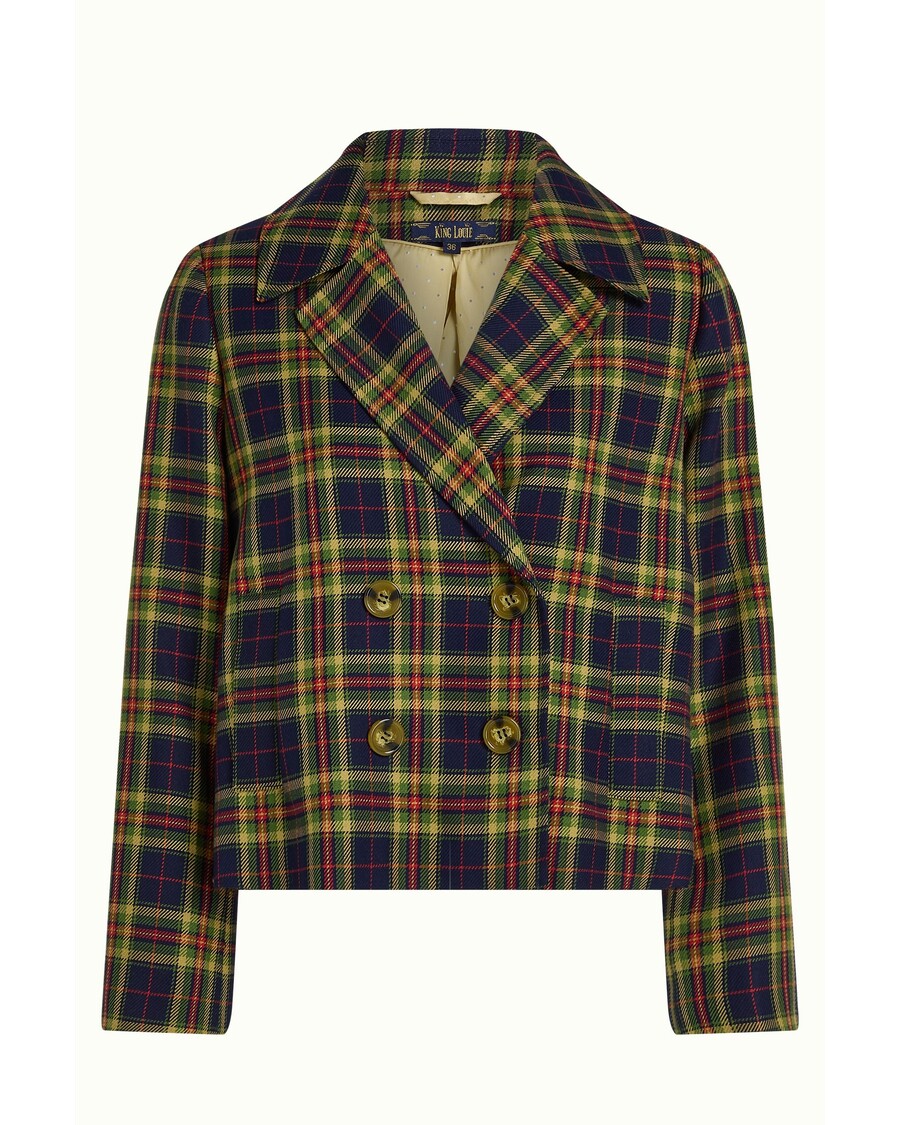King Louie Patti Coat Lucky Check