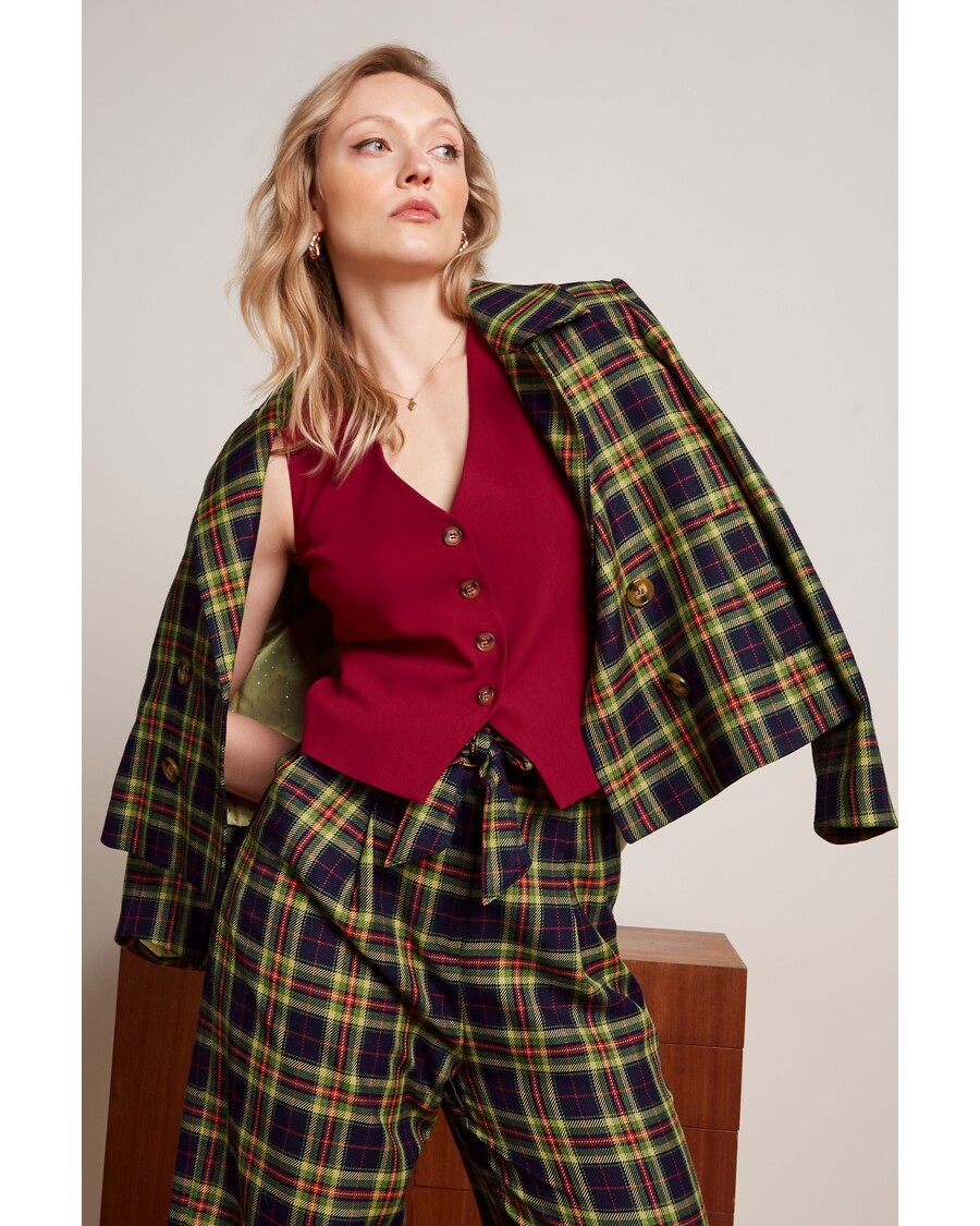 King Louie Patti Coat Lucky Check