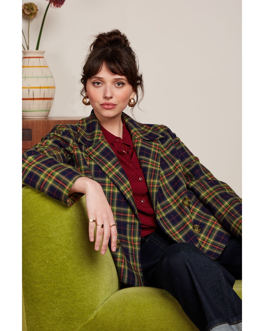 King Louie Patti Coat Lucky Check