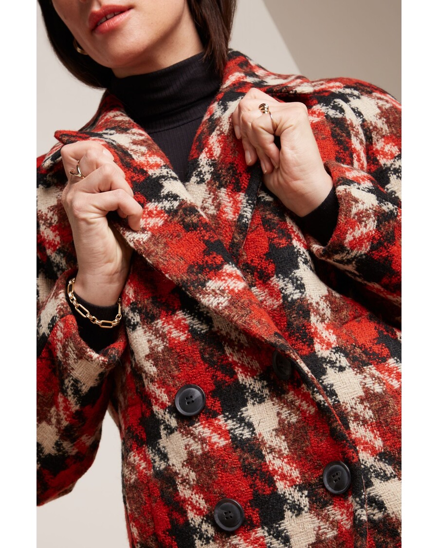 King Louie Amelie Coat Ashby Check