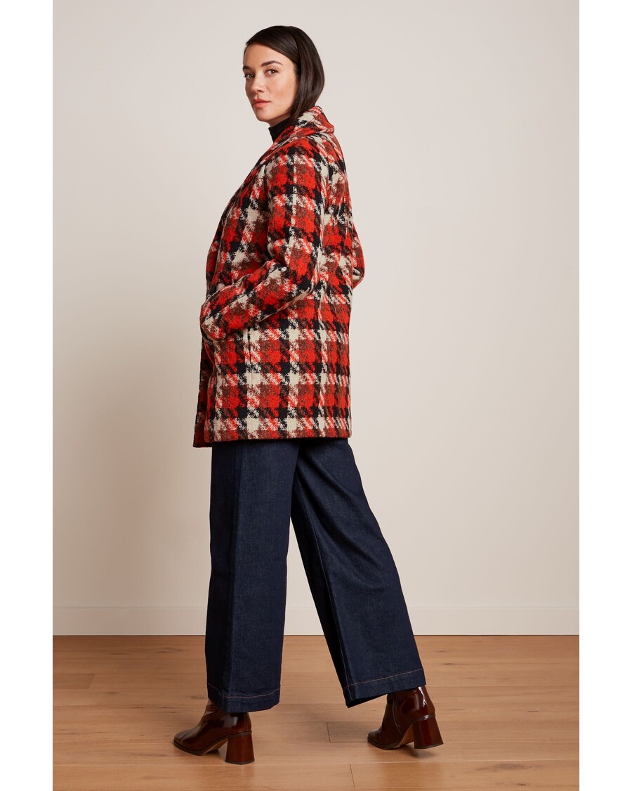 King Louie Amelie Coat Ashby Check