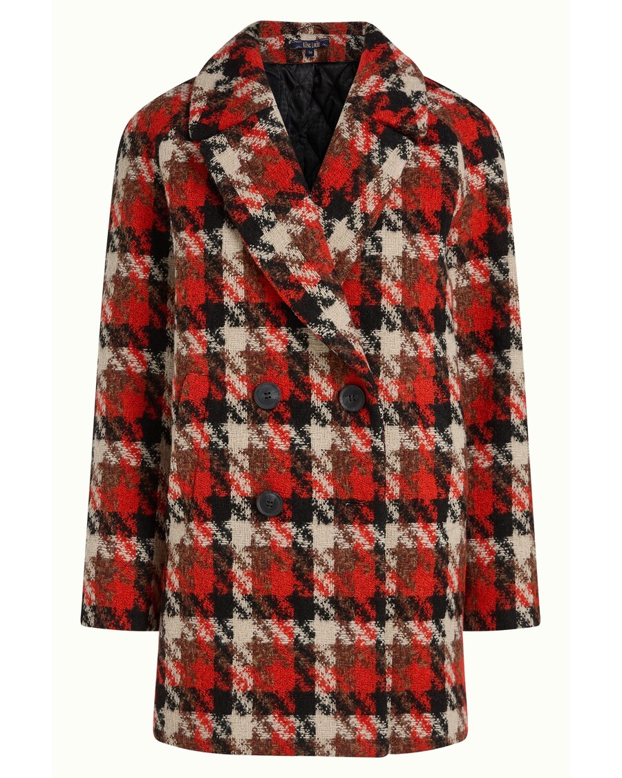 King Louie Amelie Coat Ashby Check