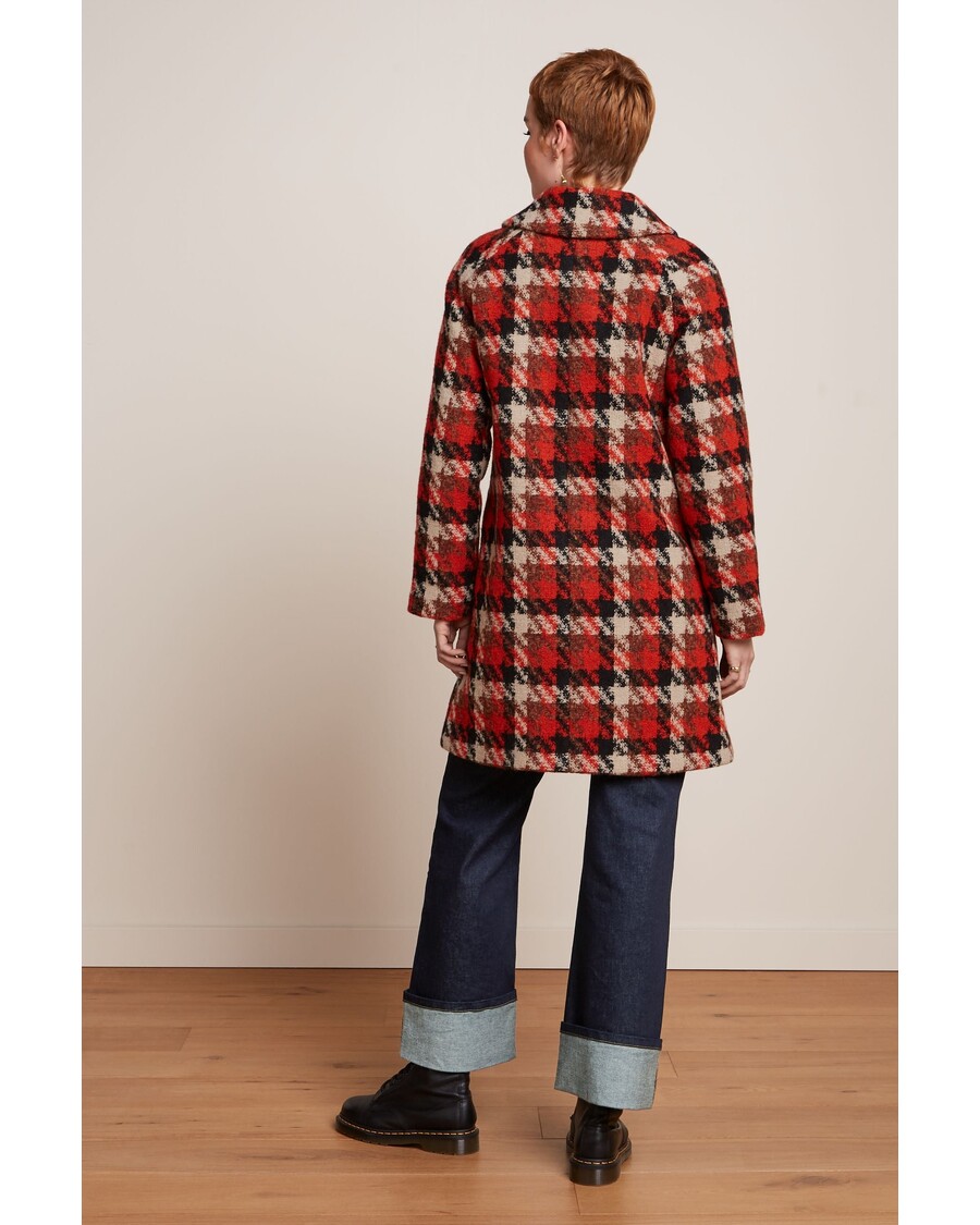King Louie Betty Coat Ashby Check