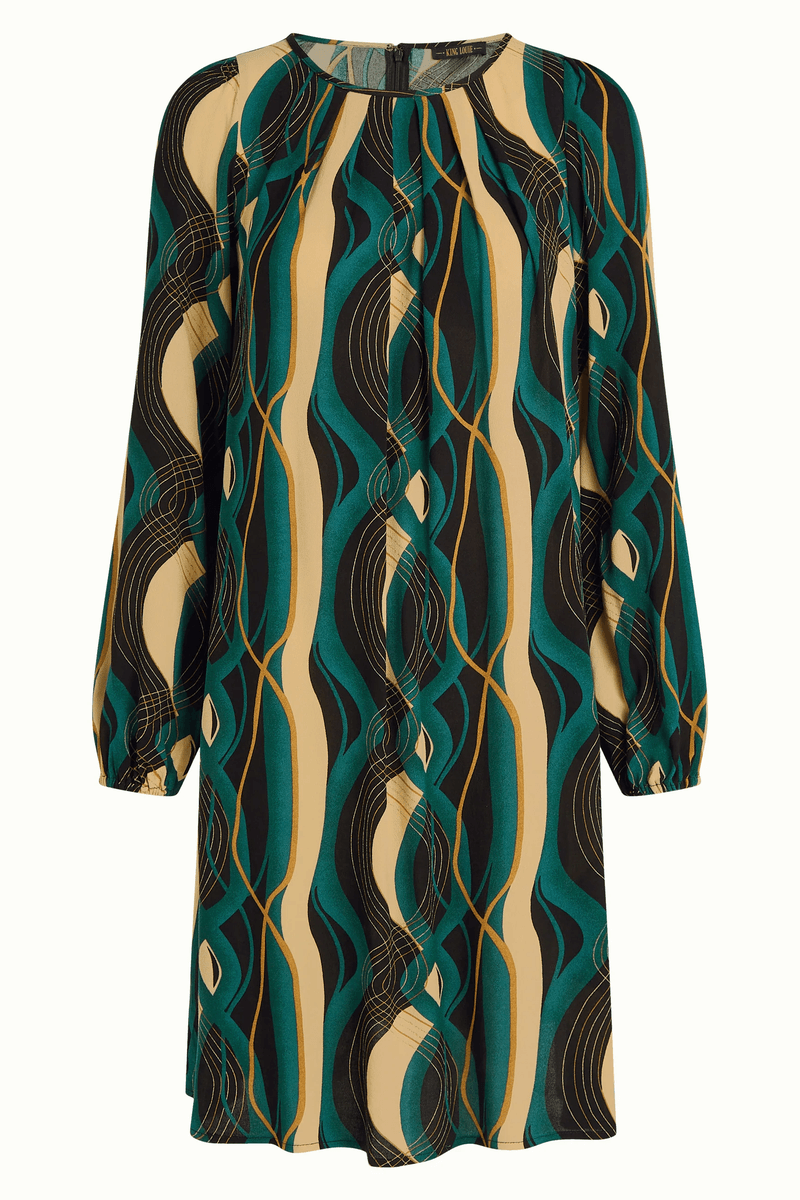 Kráľ Louie Laura Plisovaná šaty Elysse