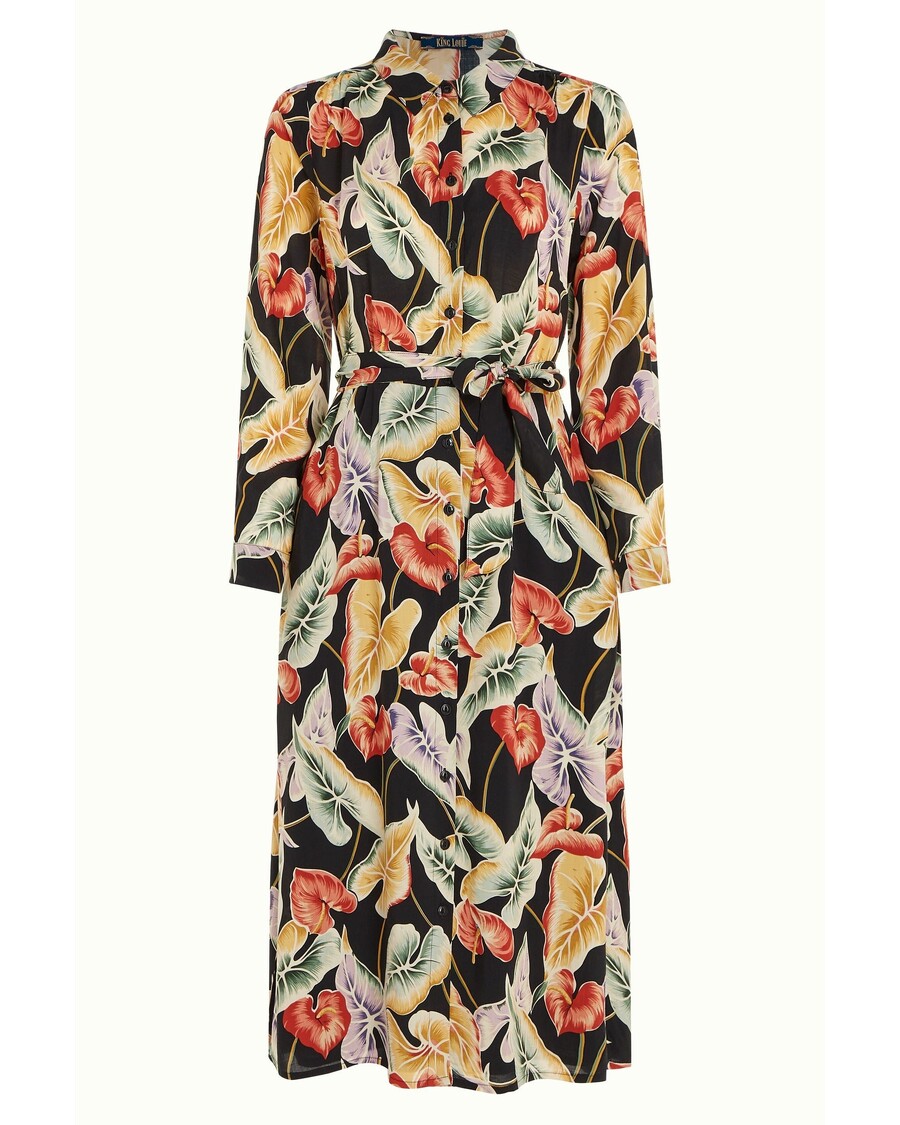 King Louie Olive Midi Dress Marmora